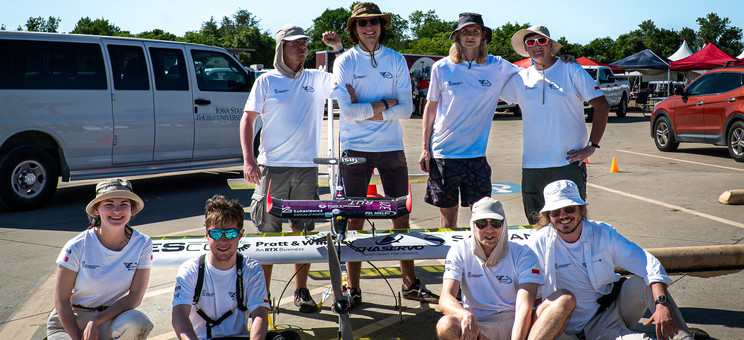 Zespół EUROAVII Rzeszów na zawodach SAE Aero Design East 2025,