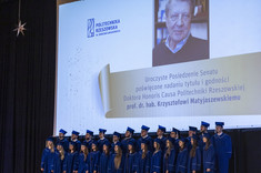 Uroczystość nadania tytułu doktora honoris causa prof. K. Matyjaszewskiemu,