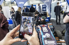 Stoisko Politechniki Rzeszowskiej na targach Edu Salon,