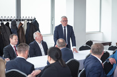 Od lewej: W. Kąkol, Z. Sowa, J. Guniewski,